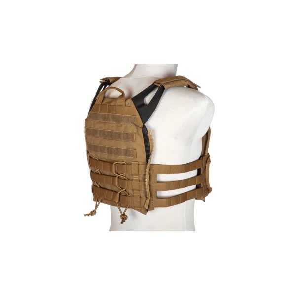 asgbox.pl - Kamizelka Taktyczna Rush 2.0  Plate Carrier Ariatel - Coyote Brown