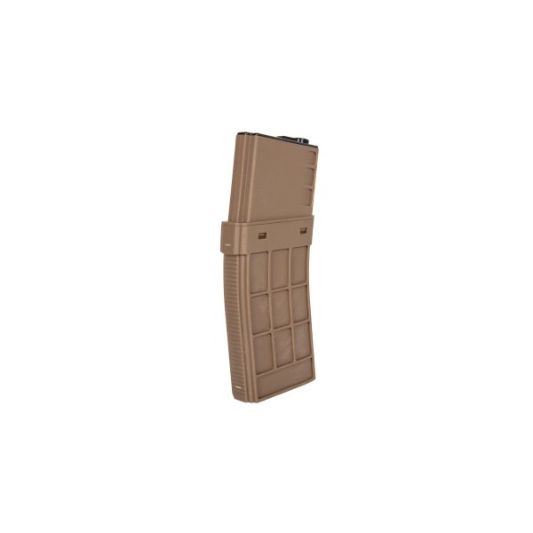 asgbox.pl - Magazynek typu Hi-Cap do replik M4 na 450 kulek Tan