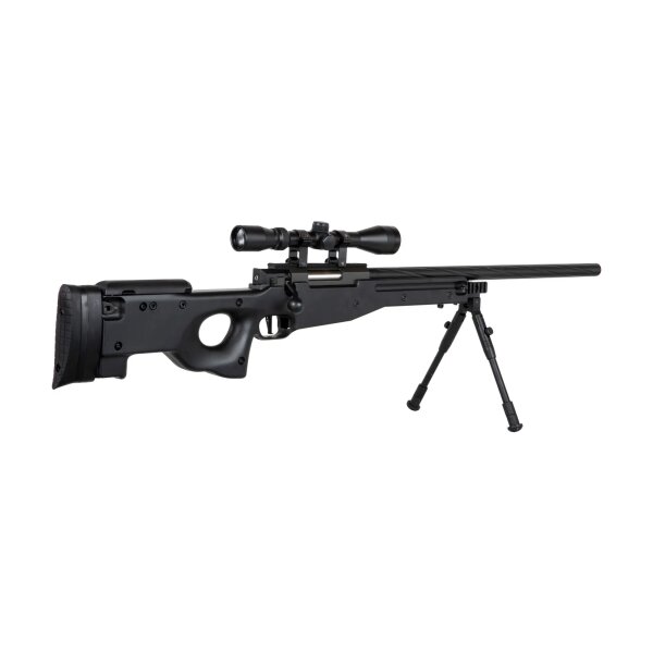 asgbox.pl - Replika karabinu snajperskiego Specna Arms SA-S11 EDGE™ z lunetą i dwójnogiem Czarna