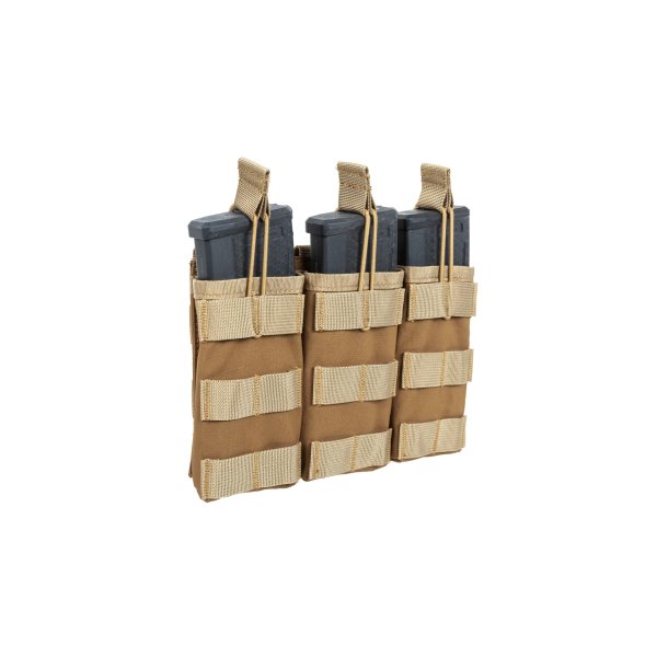 asgbox.pl - Potrójna ładownica typu Open na magazynki M4/M16 Specna Arms Tactical Tan