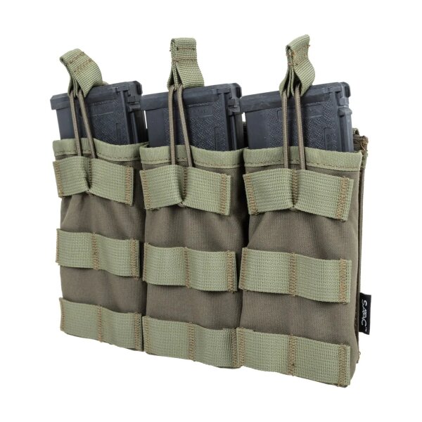 asgbox.pl - Potrójna ładownica typu Open na magazynki  M4/M16 Specna Arms Tactical Oliwkowa