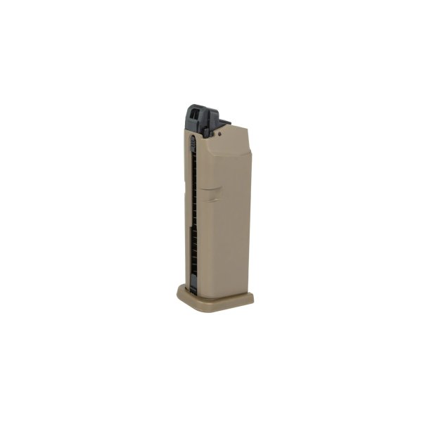 asgbox.pl - Magazynek green gas 20 kulek East Crane do replik typu Glock 19 MA016 Flat Dark Earth