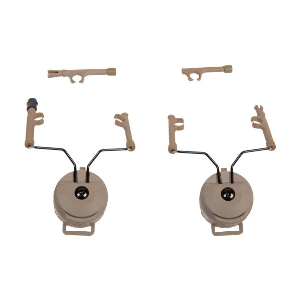 asgbox.pl - Adapter słuchawek typu Comtac na szyny typu ARC OPS-CORE - Dark Earth
