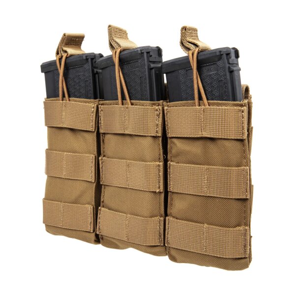 asgbox.pl - Potrójna ładownica typu Open na magazynki  M4/M16 Specna Arms Tan