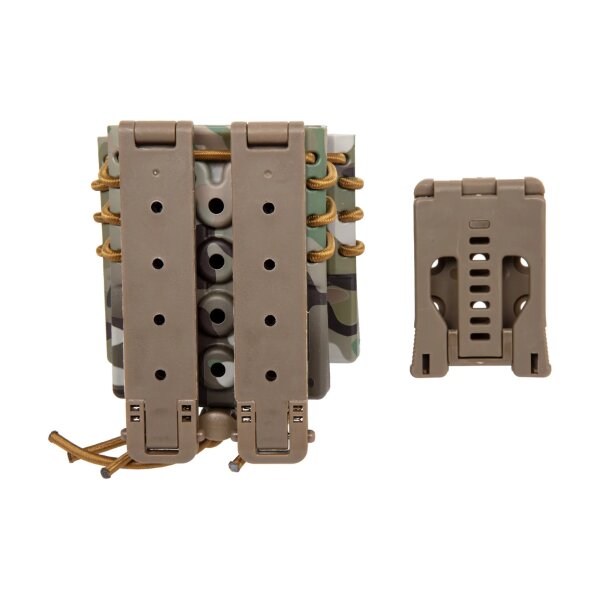 asgbox.pl - Ładownica na 2 magazynki 9mm i magazynek M4/M16 Wosport Urban Assault Quick Pull MC