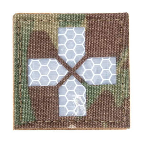 asgbox.pl - Naszywka MED Cross Odblaskowa - Multicam