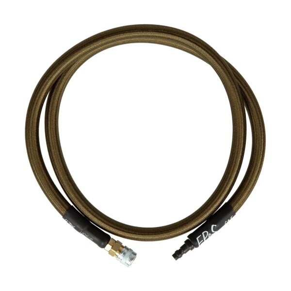 asgbox.pl - Wąż HPA S&F Mk.III z oplotem 115 cm - Oliwkowy