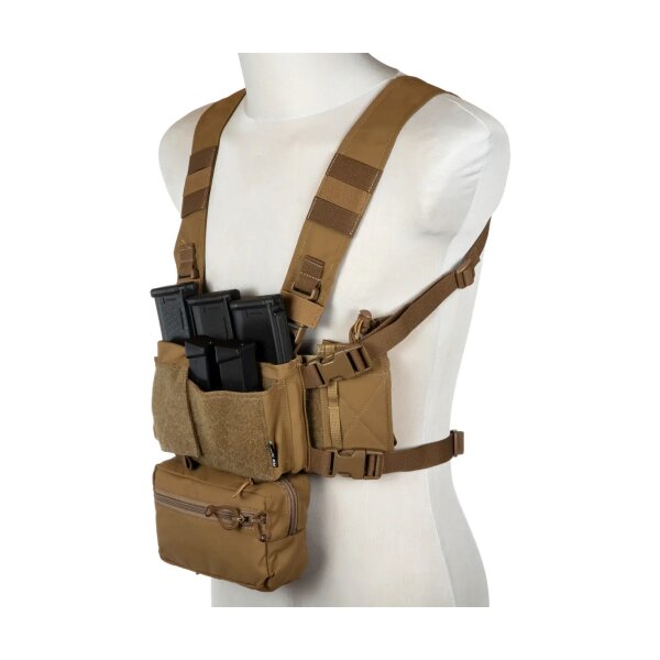 asgbox.pl - Taktyczny Chest Rig typu MK4 - Coyote Brown