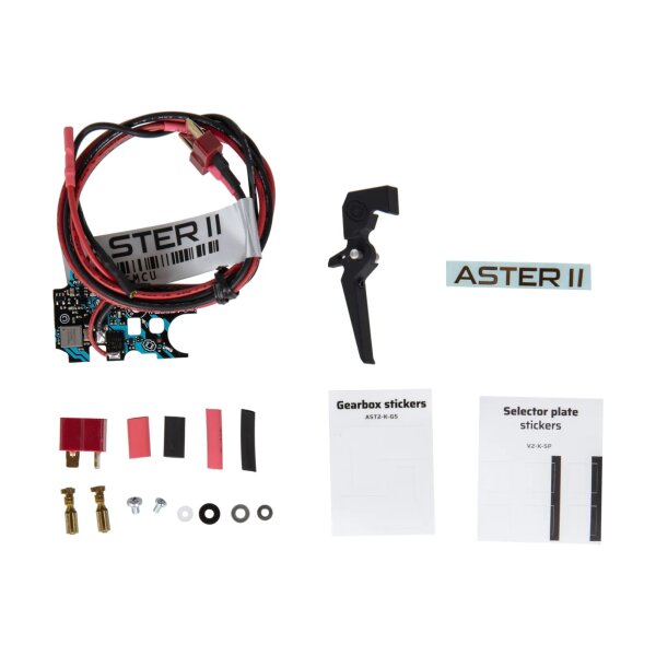 asgbox.pl - Zestaw kontrolera GATE ASTER II Bluetooth® for V2 GB + Quantum Trigger 2 [AEG & HPA] [Rear Wired] Expert