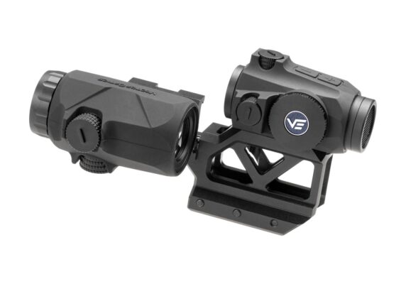 Vector Optics Maverick Mini 1x20 RDS with 3x22 Magnifier and One Piece Mount Black - obrazek 6