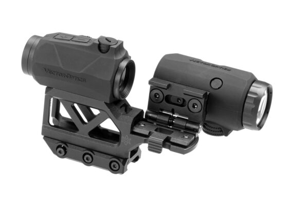 Vector Optics Maverick Mini 1x20 RDS with 3x22 Magnifier and One Piece Mount Black - obrazek 7
