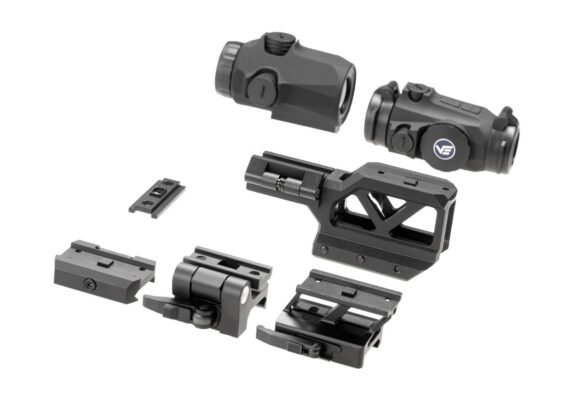 Vector Optics Maverick Mini 1x20 RDS with 3x22 Magnifier and One Piece Mount Black - obrazek 9