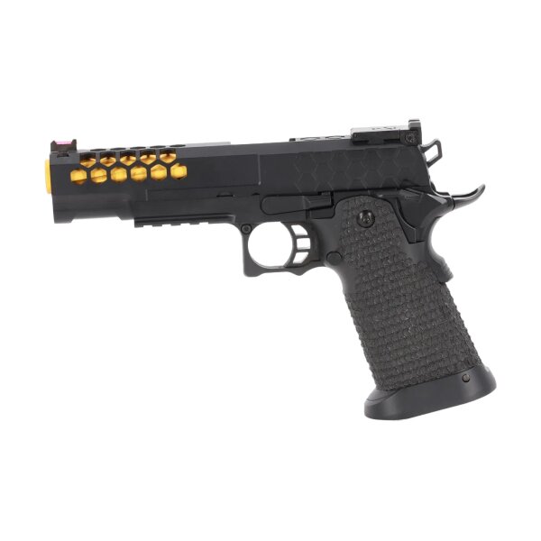 asgbox.pl - Specna Arms Hi-Capa SA-VGP15 VAPOR Pistolet GBB - Czarno-Złoty