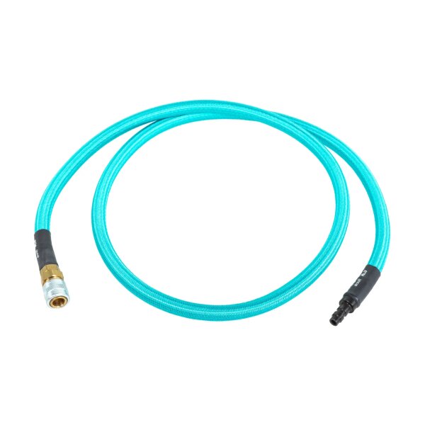 asgbox.pl - Wąż HPA EPeS Mk. IV S&F z oplotem 115 cm Niebieski