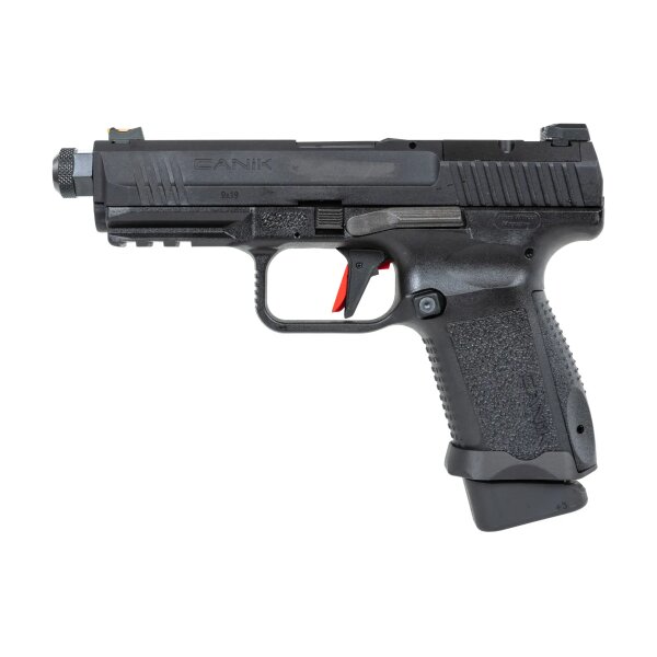 asgbox.pl - Pistolet ASG Cybergun x SAI Canik TP9 Elite Combat Green Gas Czarny