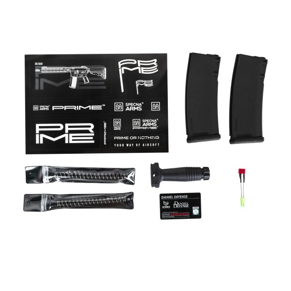 asgbox.pl - Karabinek ASG Specna Arms Daniel Defense® MK18 SA-P19 Prime™ BLDC™ Aster II ETU Single Fire Only Czarny