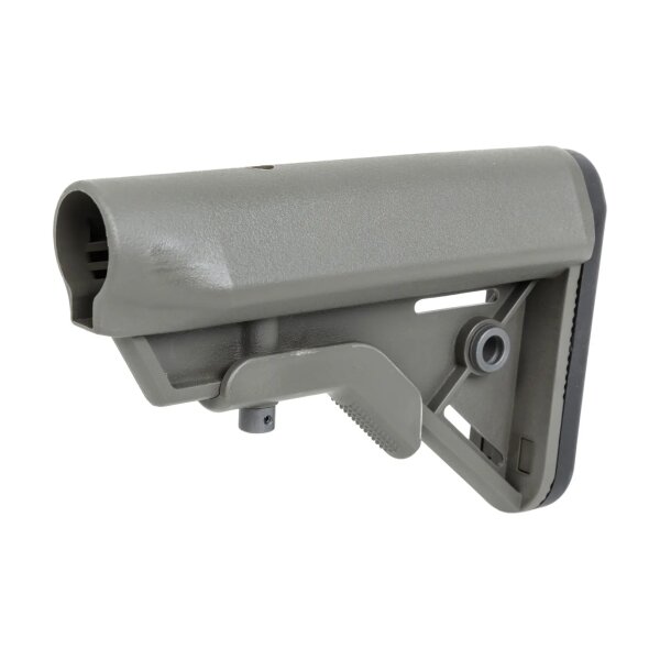 asgbox.pl - Regulowana kolba taktyczna Specna Arms do replik M4/M16 Oliwkowa