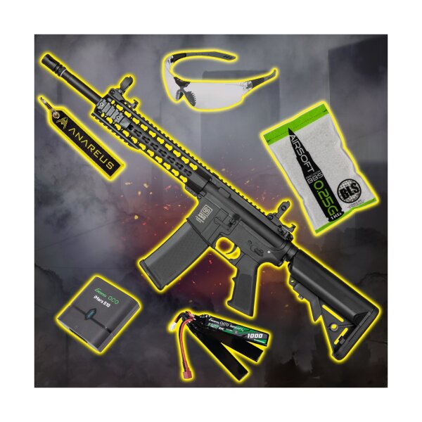 STARTER PACK Set SA M4 Keymod Gen2 (SA-F02 FLEX(TM) HAL ETU(TM)) – Black