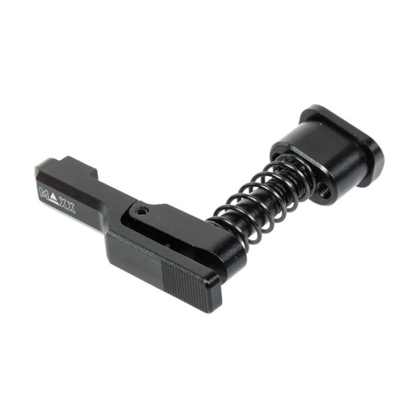 asgbox.pl - Aluminiowy zwalniacz magazynka Maxx Model Advanced typu C do replik MTW M4 Czarny