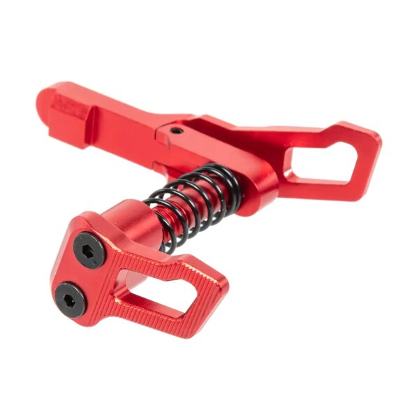 asgbox.pl - Aluminiowy zwalniacz magazynka Maxx Model Advanced typu B do replik MTW M4 Czerwony