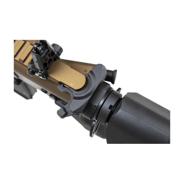 asgbox.pl - Karabinek ASG Specna Arms RRA SA-E24 HAL ETU™ Chaos Bronze z pomarańczowym urządzeniem wylotowym