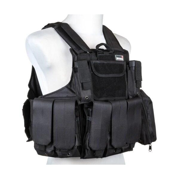 asgbox.pl - Kamizelka taktyczna Cybergun Swiss Arms CIRAS Czarna