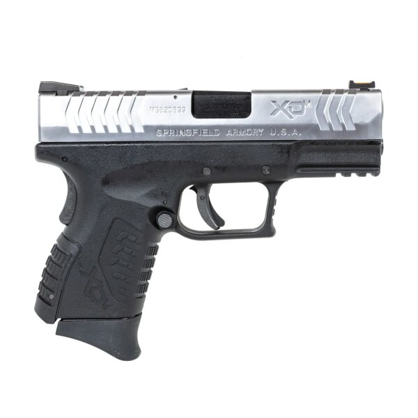 asgbox.pl - Pistolet ASG Cybergun x Springfield XDM 3.8" Compact Czarno-srebrny