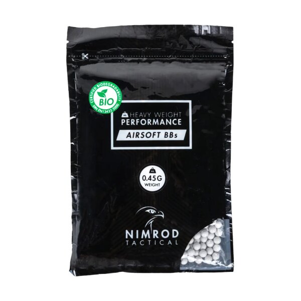 asgbox.pl - Kulki Bio 0.45g Nimrod Tactical Professional Performance 1000 sztuk