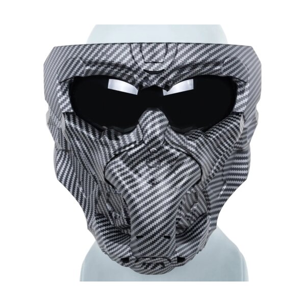 asgbox.pl - Zestaw 2 w 1 Maska Wosport Doomsday MA-150 Carbon Fiber