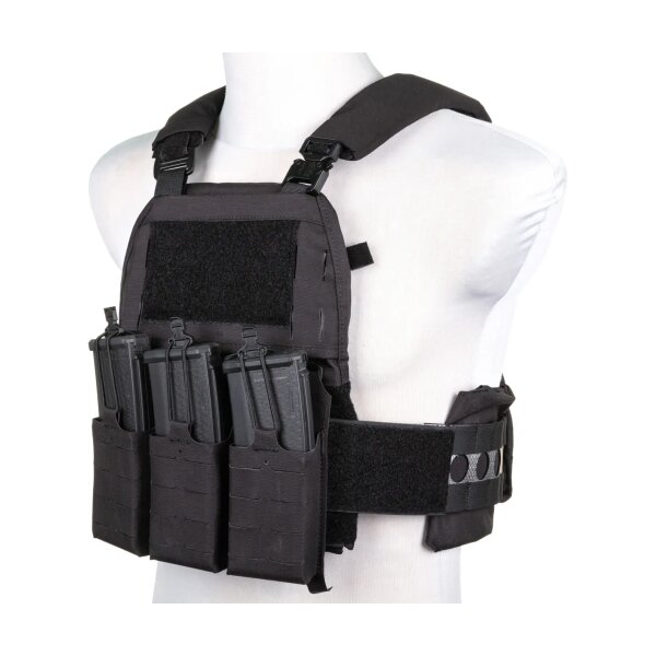 asgbox.pl - Kamizelka taktyczna typu Plate Carrier Wosport VE-75 Czarna
