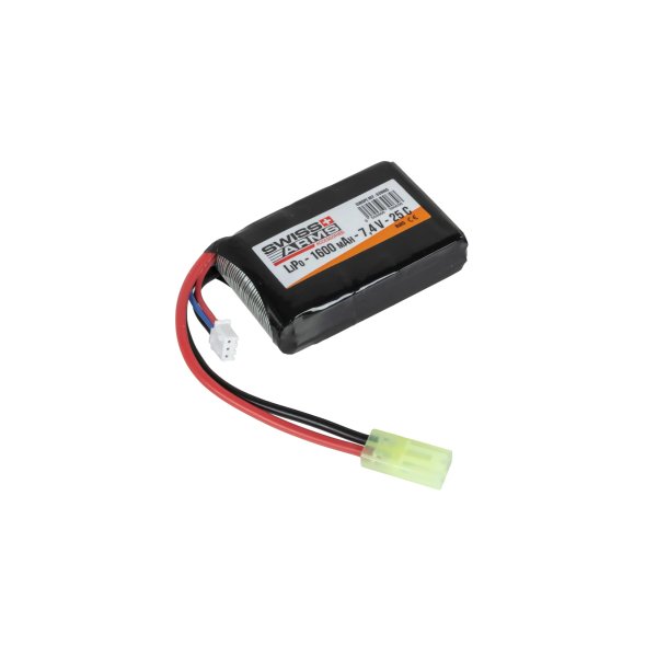 asgbox.pl - Akumulator Li-Po Swiss Arms 1600 mAh 7.4 V 25C Mini Tamiya