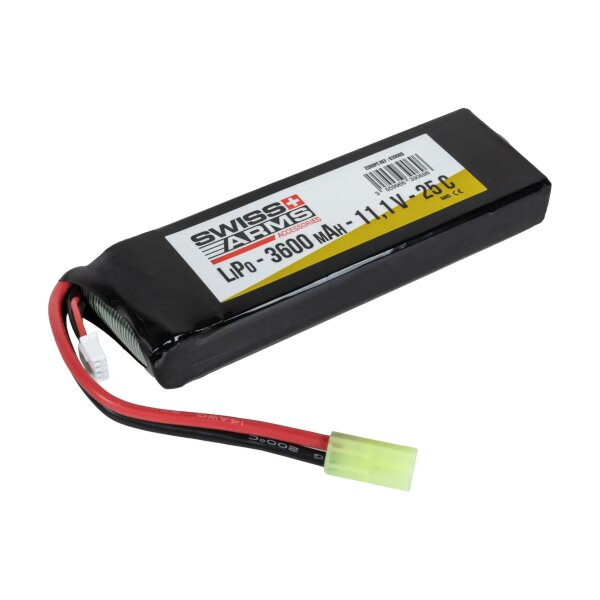 asgbox.pl - Akumulator Li-Po Swiss Arms 3600 mAh 25 C 11.1V Mini Tamiya