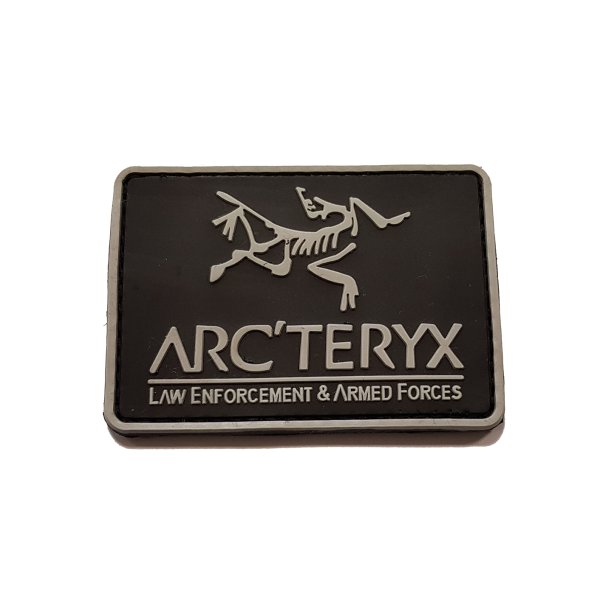 3D PVC ARCTERYX Patch - Black