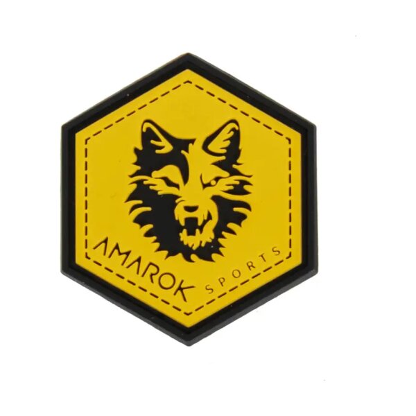 asgbox.pl - Mała naszywka AMAROK Żółta
