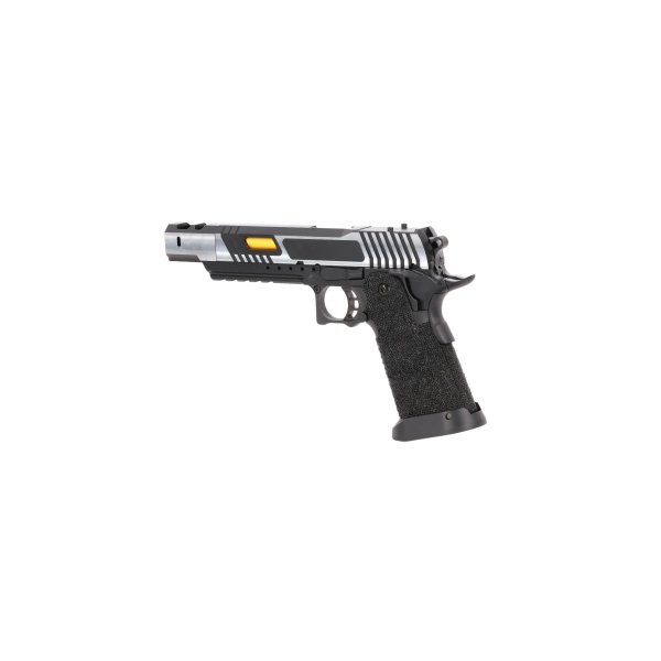 asgbox.pl - Specna Arms Hi-Capa SA-VGP20 VAPOR Pistolet GBB (Optics Ready) - Czarno-Srebrny