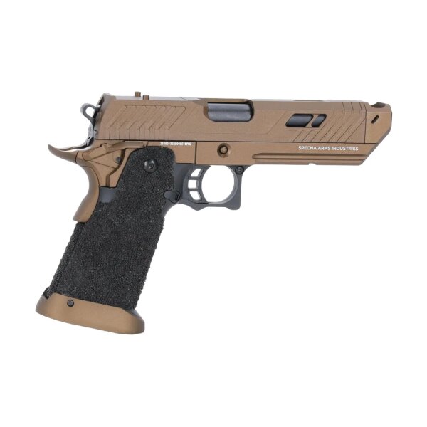asgbox.pl - Specna Arms Hi-Capa SA-VGP21 VAPOR Pistolet GBB (Optics Ready) - Brązowy