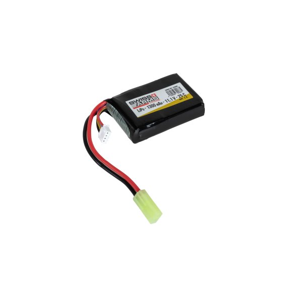 asgbox.pl - Akumulator Li-Po Swiss Arms 1300 mAh 11.1 V 25C Mini Tamiya
