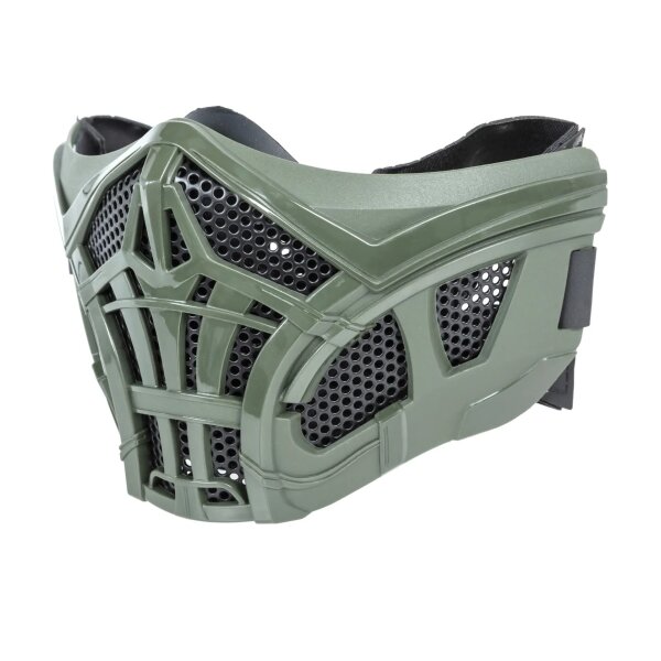 asgbox.pl - Maska Nuprol Mesh Lower Face Shield V7 Oliwkowa
