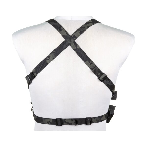 asgbox.pl - Minimalistyczna kamizelka typu Chest Rig Wosport VE-108 MC Black