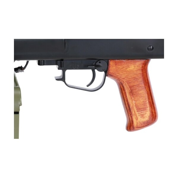 asgbox.pl - Karabin maszynowy ASG Specna Arms x A&K SA-PKM EDGE™ z drewnianymi elementami