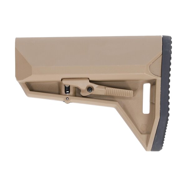 asgbox.pl - Taktyczna kolba King Arms x EMG ALPHA do replik typu M4/M16 Flat Dark Earth