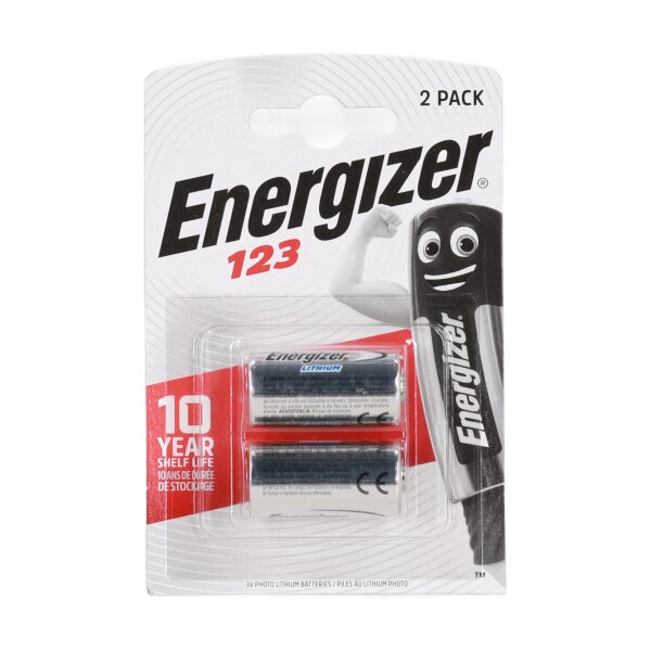 asgbox.pl - Bateria CR123 Energizer 3V zestaw 2 szt