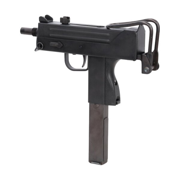 asgbox.pl - Pistolet maszynowy ASG green gas King Arms M11 PDW  (M11 system 7 NS2) ze stalowym zestawem konwersyjnym Szary