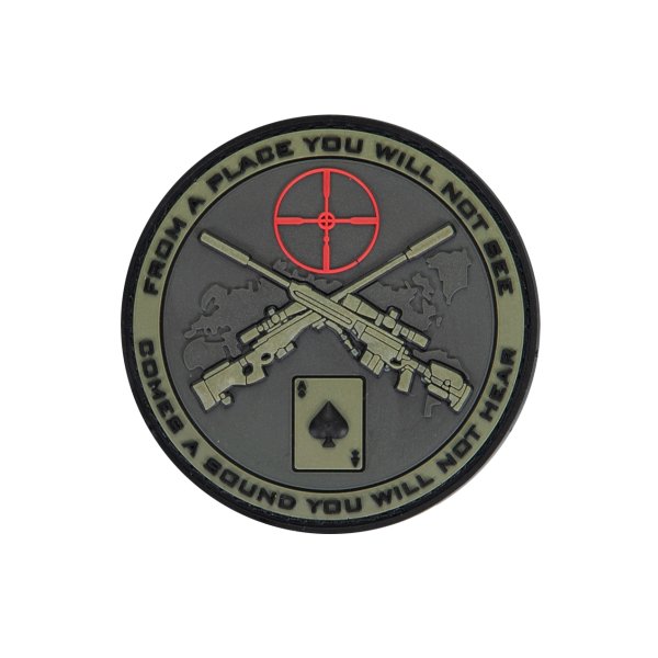 3D PVC SNIPER ACE Patch – Green