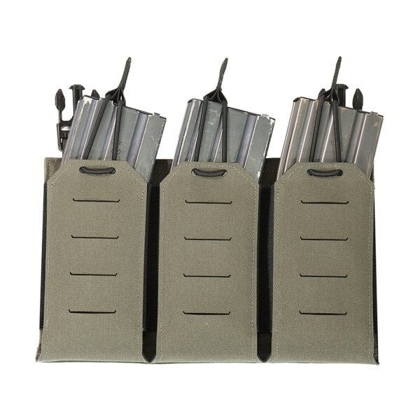 WAS LPC Laser-Cut FLAP PANEL for 3 M4 / AR15 (5.56) Magazines – Ranger Green