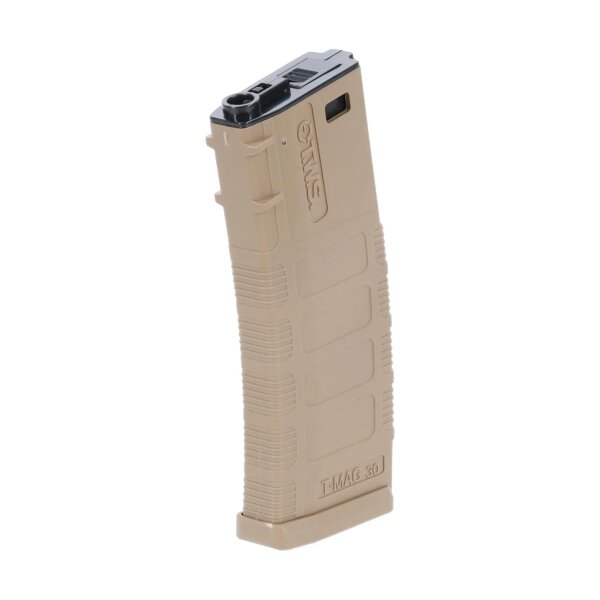 asgbox.pl - Magazynek Hi-cap 370 kulek King Arms do replik typu M4/M16 Flat Dark Earth