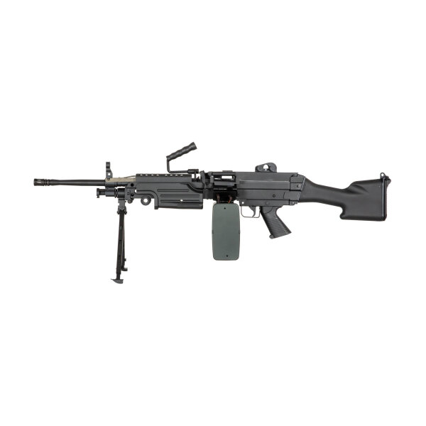 SA FN Herstal M249 MK2 SAW CORE(TM) Airsoft Machine Gun – Black