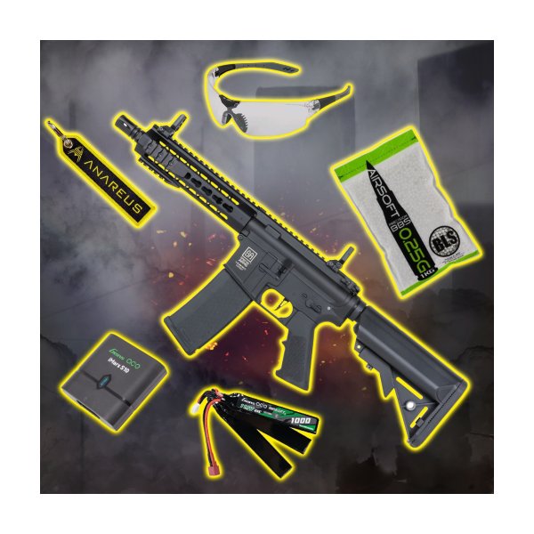 STARTER PACK set SA M4 CQB Keymod Gen2 (SA-C08 CORE(TM) HAL ETU(TM)) - Black