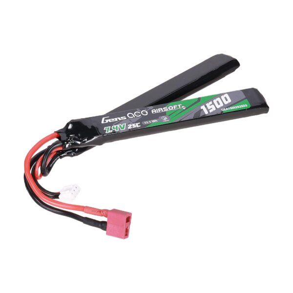 asgbox.pl - Akumulator Li-Po Gens Ace 1500mAh 25C Nunchuck 7.4V T-Deans