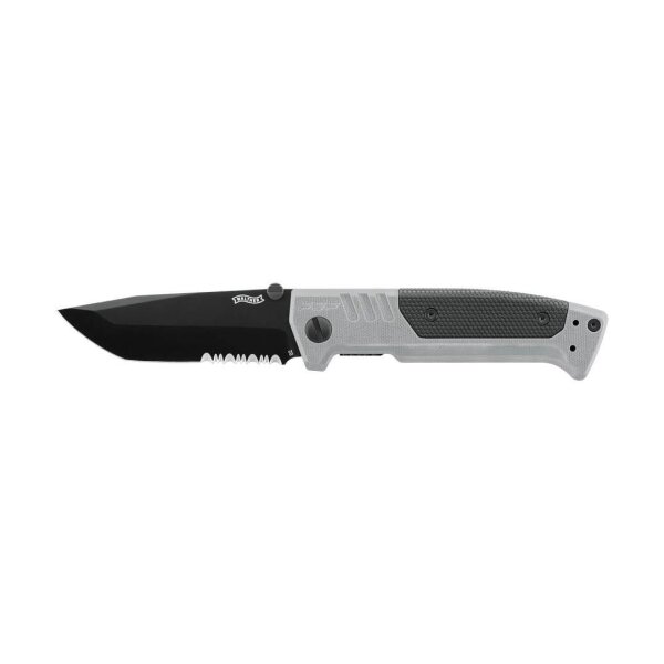 Walther PDP Tanto Folder Serrated Grey